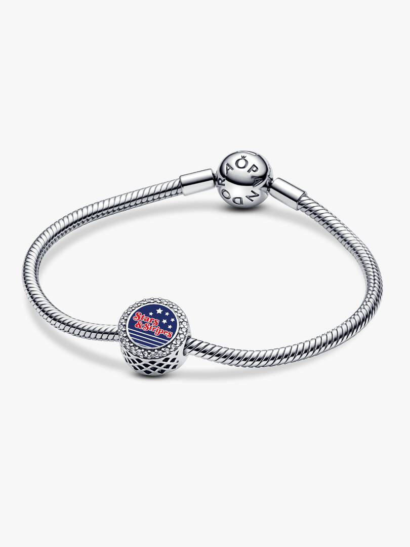 Stars & Stripes Charm Sterling silver