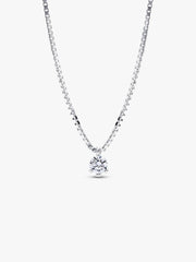FINAL SALE - Pandora Nova Sterling Silver Lab-grown Diamond Pendant Necklace 0.25 ct TW, Sterling silver