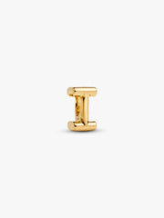 Letter I Alphabet Charm 14k gold plating