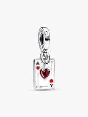 Disney Villains Queen of Hearts Double Dangle Charm Sterling silver