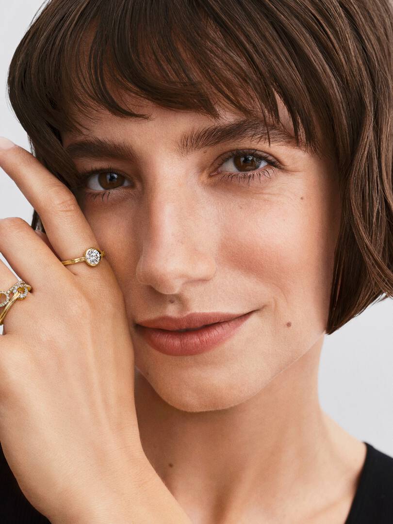Pandora Infinite Lab-grown Diamond Pavé Bracelet 0.10 ct TW, 14k gold
