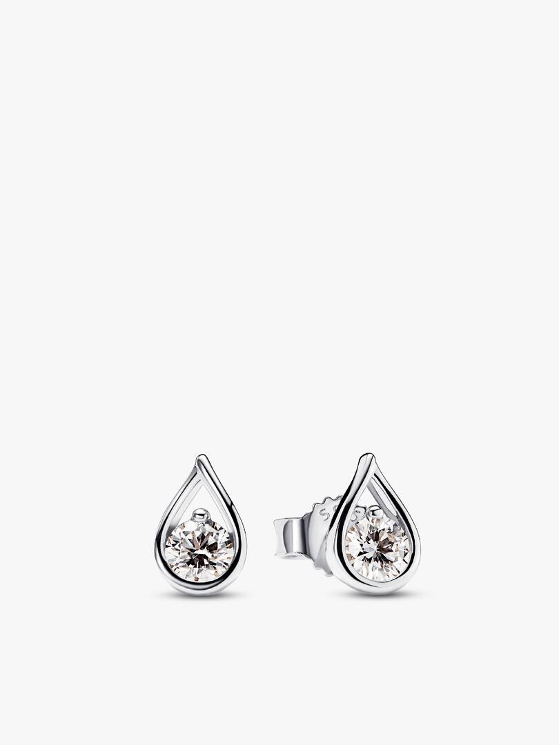 Pandora Infinite Lab-grown Diamond Jewelry Gift Set, Sterling Silver 2 Quantity