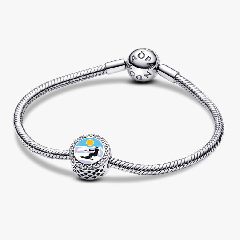 Skier Charm