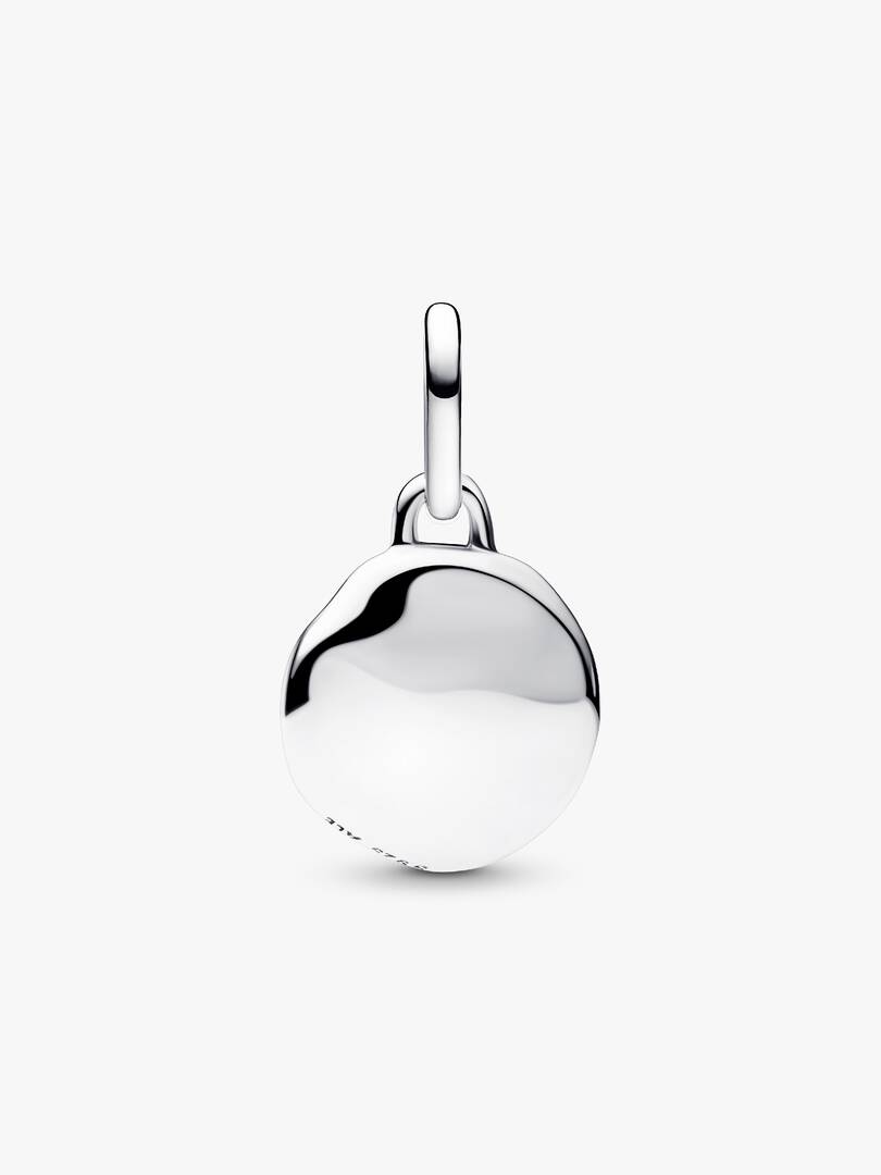 FINAL SALE - Engravable Mini Medallion Charm Sterling silver