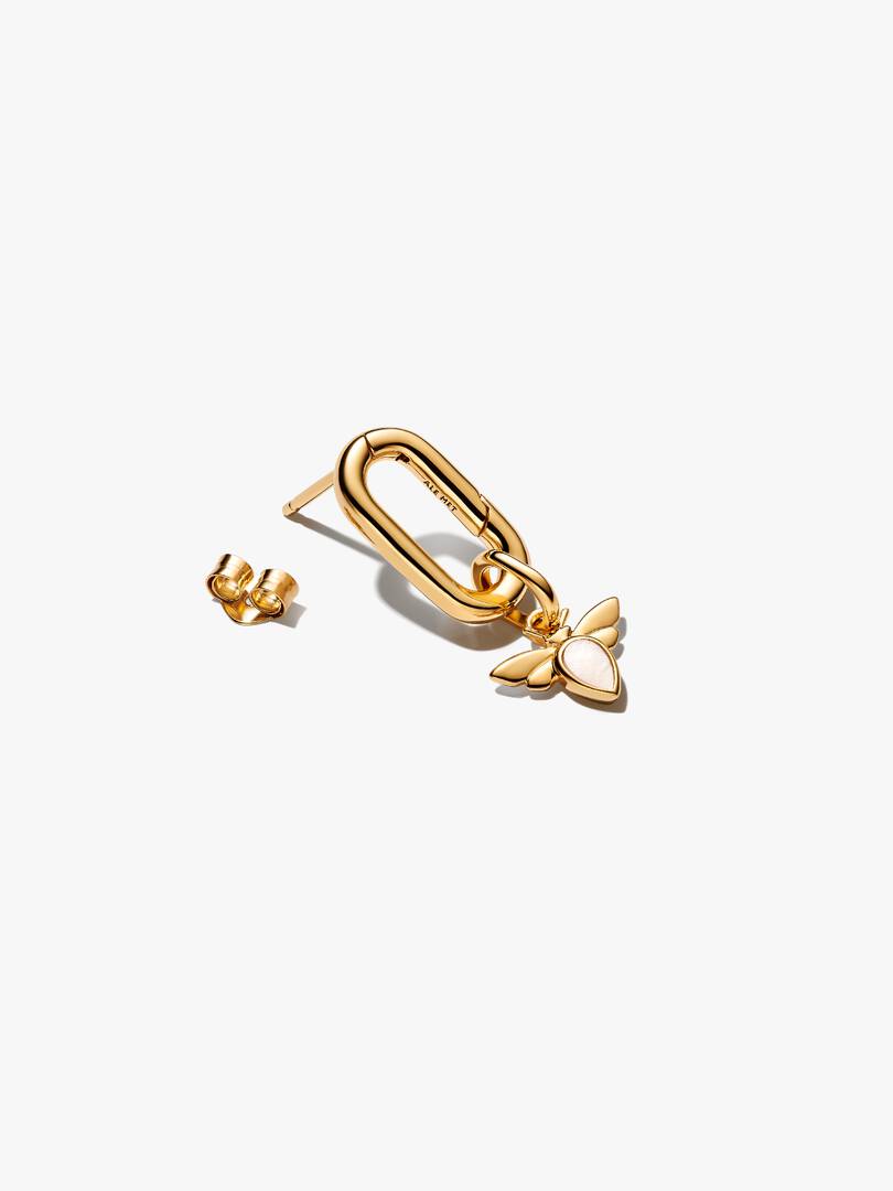 Bee Harmony Charm Earrings 2 Quantity