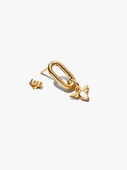 Bee Harmony Charm Earrings 2 Quantity