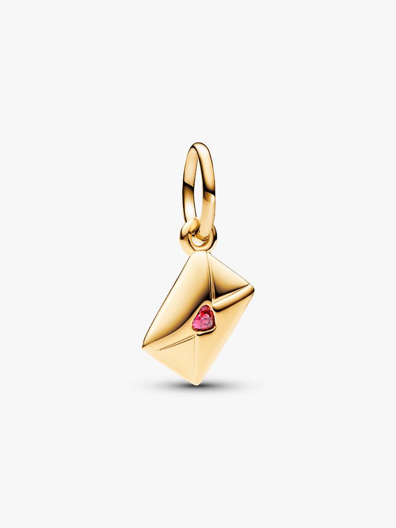 Love Letter Envelope Dangle Charm 14k gold plating