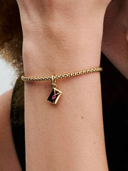 Love Letter Envelope Dangle Charm 14k gold plating