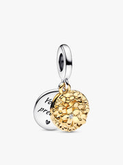 My Pandora Two Tone Daisy Dangle Charm Bracelet Set 2 Quantity