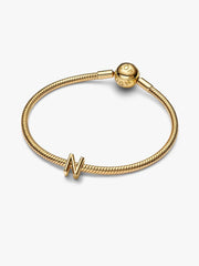 Letter N Alphabet Charm 14k gold plating