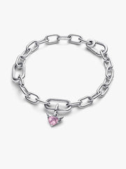 Winged Heart Mini Dangle Charm Sterling silver