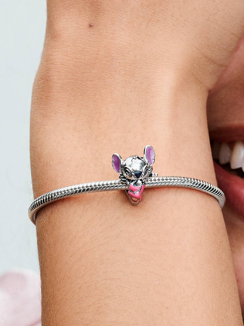 Disney Stitch Birthday Cake Charm Sterling silver