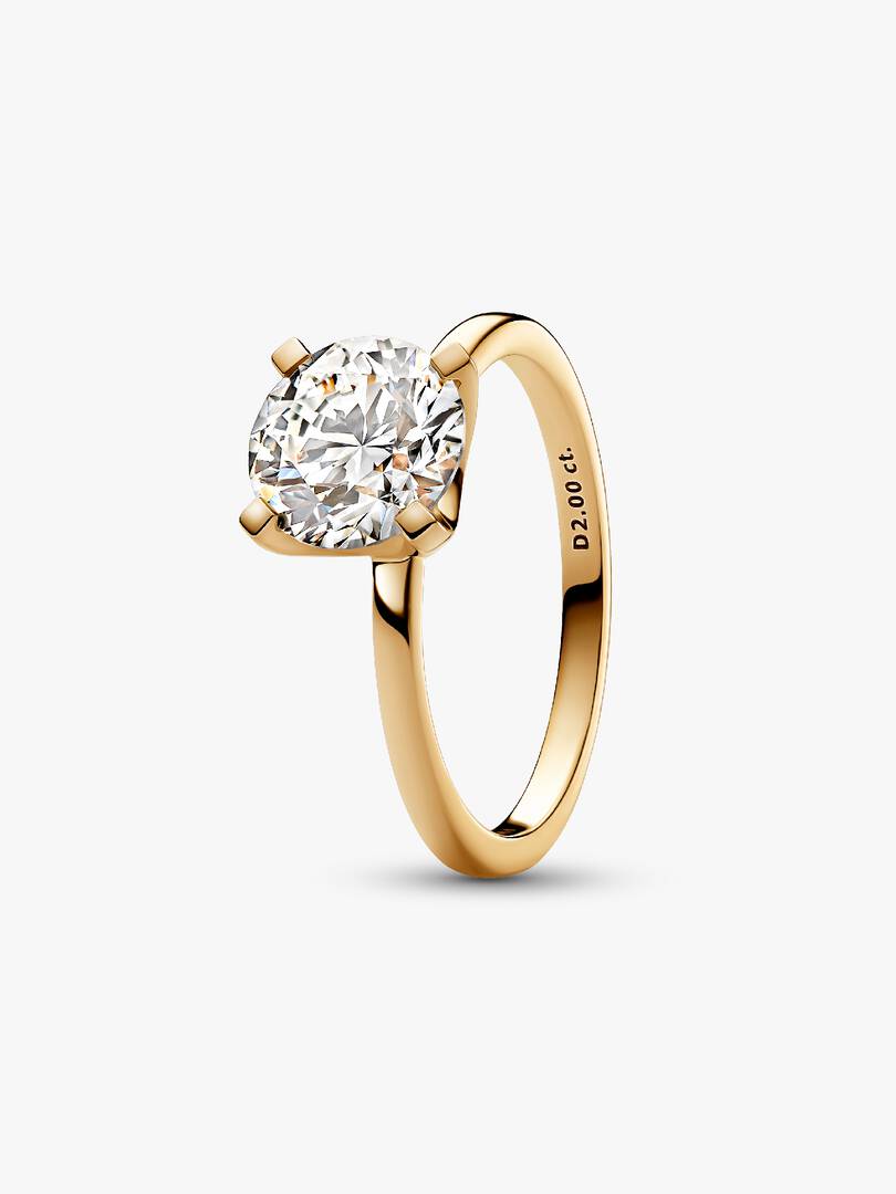 Pandora Era 14k Gold Lab-grown Diamond Ring 2.00 ct TW, 14k gold