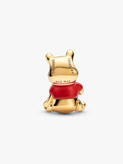 Disney Winnie the Pooh Bear Charm 14k gold plating