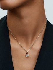 Pandora Infinite 14k White Gold Lab-grown Diamond Pendant Necklace 1.00 ct TW, 14k white gold