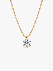 FINAL SALE - Pandora Nova 14k Gold Lab-grown Diamond Pendant Necklace 1.00 ct TW, 14k gold