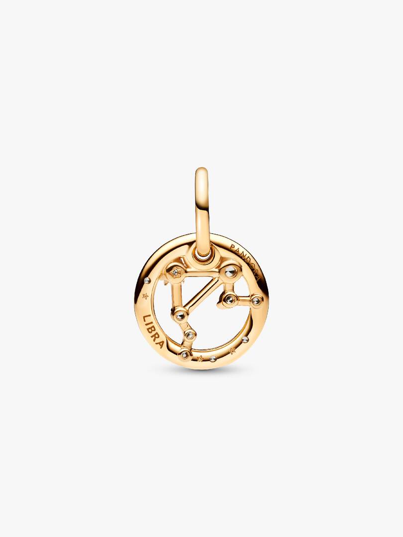 Libra Zodiac Dangle Charm 14k gold plating