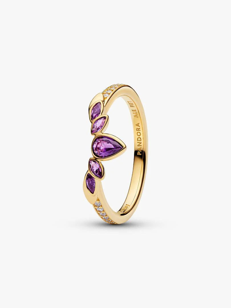 Disney Frozen Queen Anna Tiara Ring 14k gold plating
