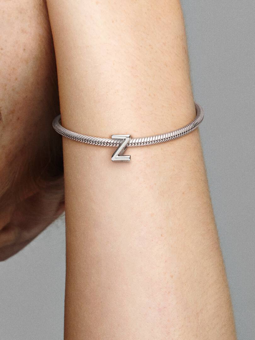 Letter Z Alphabet Charm Sterling silver