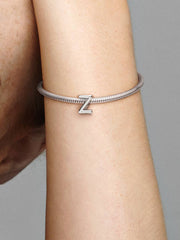 Letter Z Alphabet Charm Sterling silver