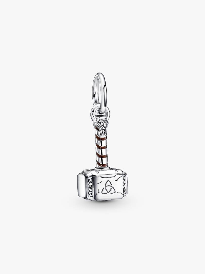Marvel The Avengers Thor's Hammer Dangle Charm Sterling silver