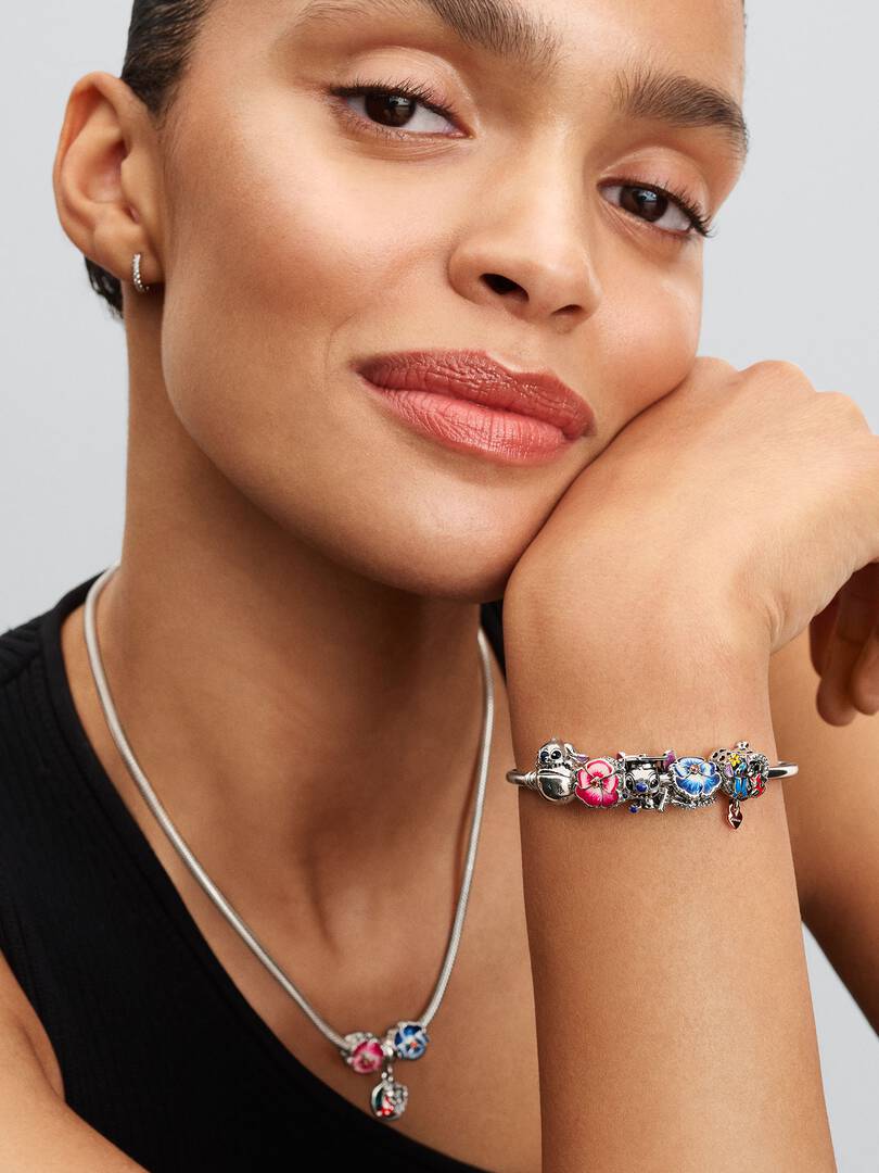 Disney Stitch Graduation Charm Sterling silver