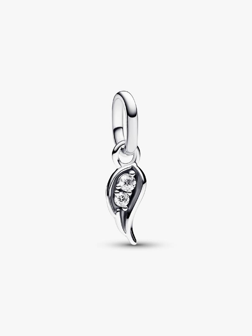 Pandora ME Sparkling Angel Wing Mini Dangle Charm Sterling silver