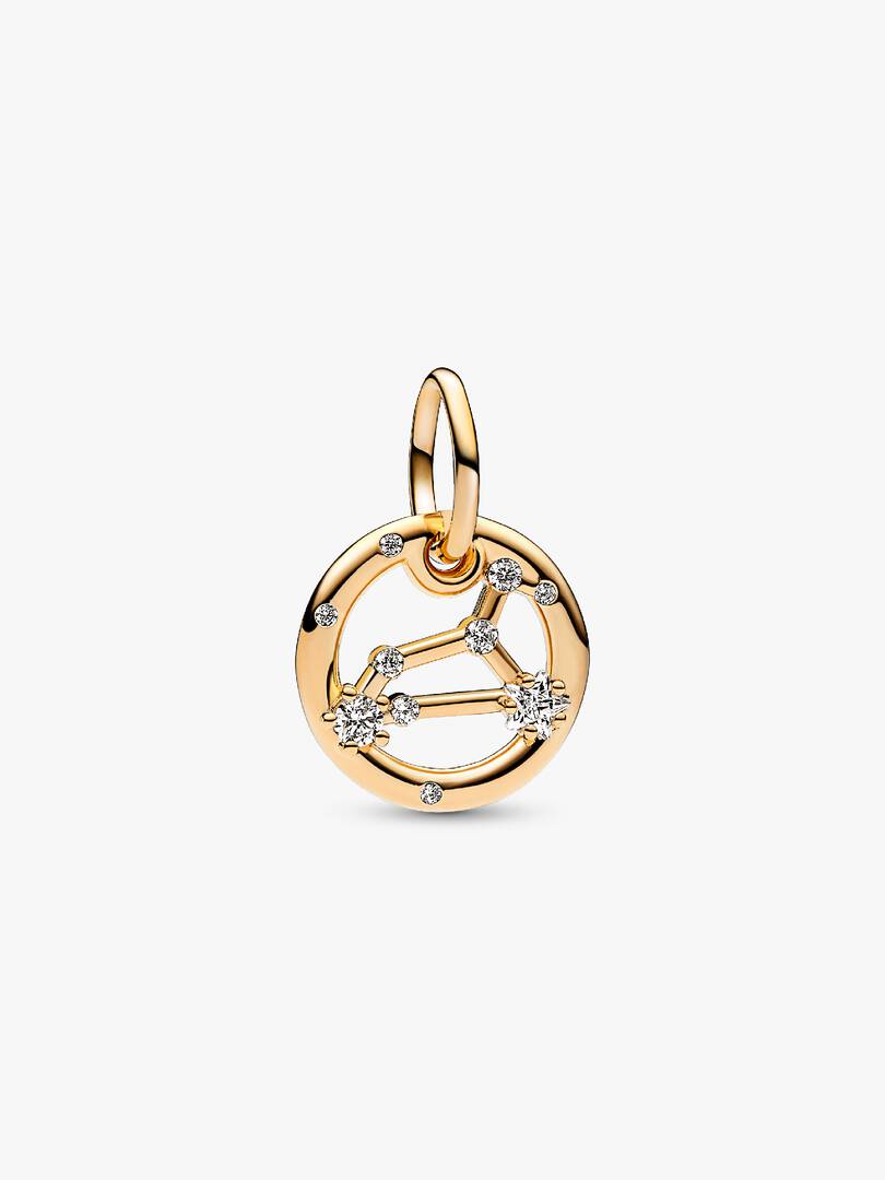 Leo Zodiac Dangle Charm 14k gold plating