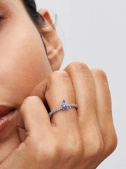 Sparkling Butterfly Ring Sterling silver