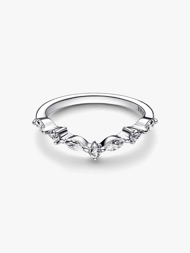 FINAL SALE - Pandora Timeless Wish Sparkling Alternating Ring Sterling silver