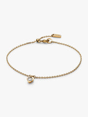 FINAL SALE - Pandora Talisman 14k Gold Lab-grown Diamond Heart Chain Bracelet 0.25 ct TW, 14k gold