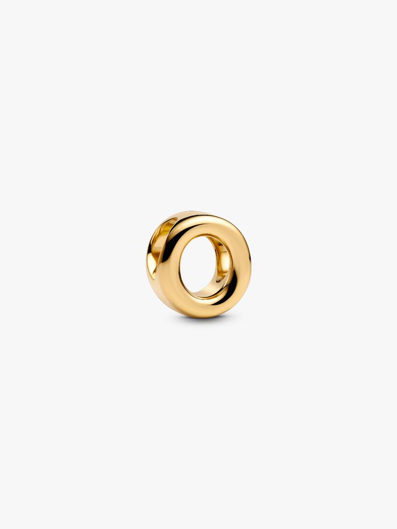 Letter O Alphabet Charm 14k gold plating