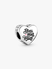 Bless Your Heart Charm Sterling silver
