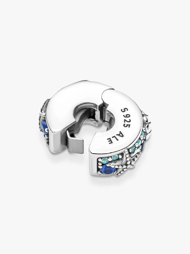 Tropical Starfish & Shell Clip Charm Sterling silver