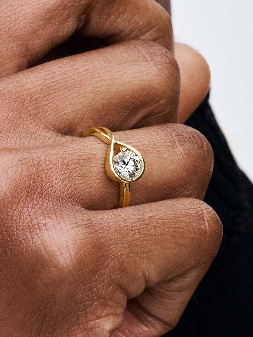 Pandora Infinite 14k Gold Lab-grown Diamond Ring 1.00 ct TW, 14k gold
