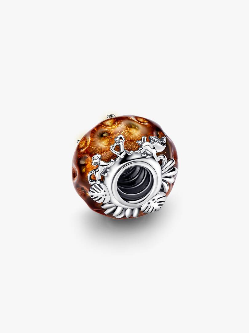 Disney The Lion King Murano Glass Charm Sterling silver