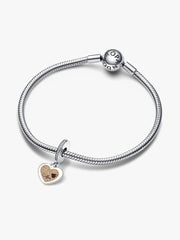 But First Coffee Dangle Charm Sterling silver