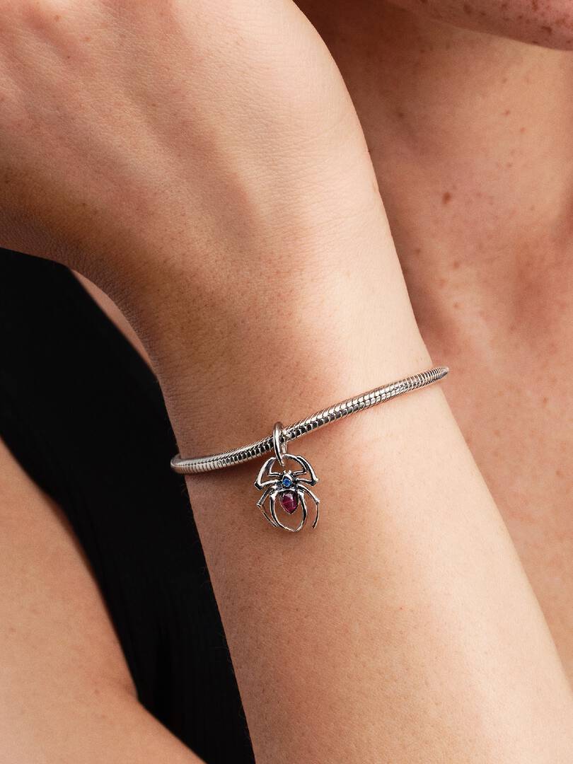 Marvel Spiderman Dangle Charm Sterling silver