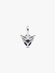 Winged Heart Mini Dangle Charm Sterling silver
