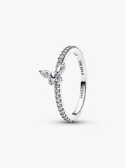 Sparkling Butterfly Ring Sterling silver