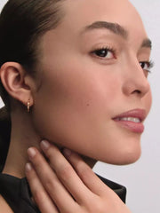 Pandora Era Figaro Hoop Earrings 14k gold
