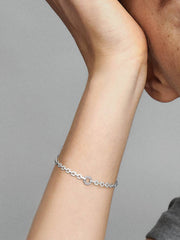 FINAL SALE - Pandora Signature Pavé Bold Chain Bracelet Sterling silver