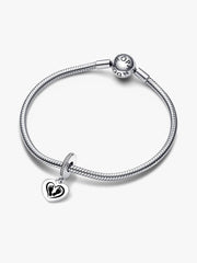 Footprint Dangle Charm Sterling silver