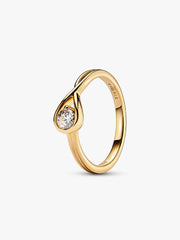 Pandora Infinite 14k Gold Lab-grown Diamond Ring 0.25 ct TW, 14k gold