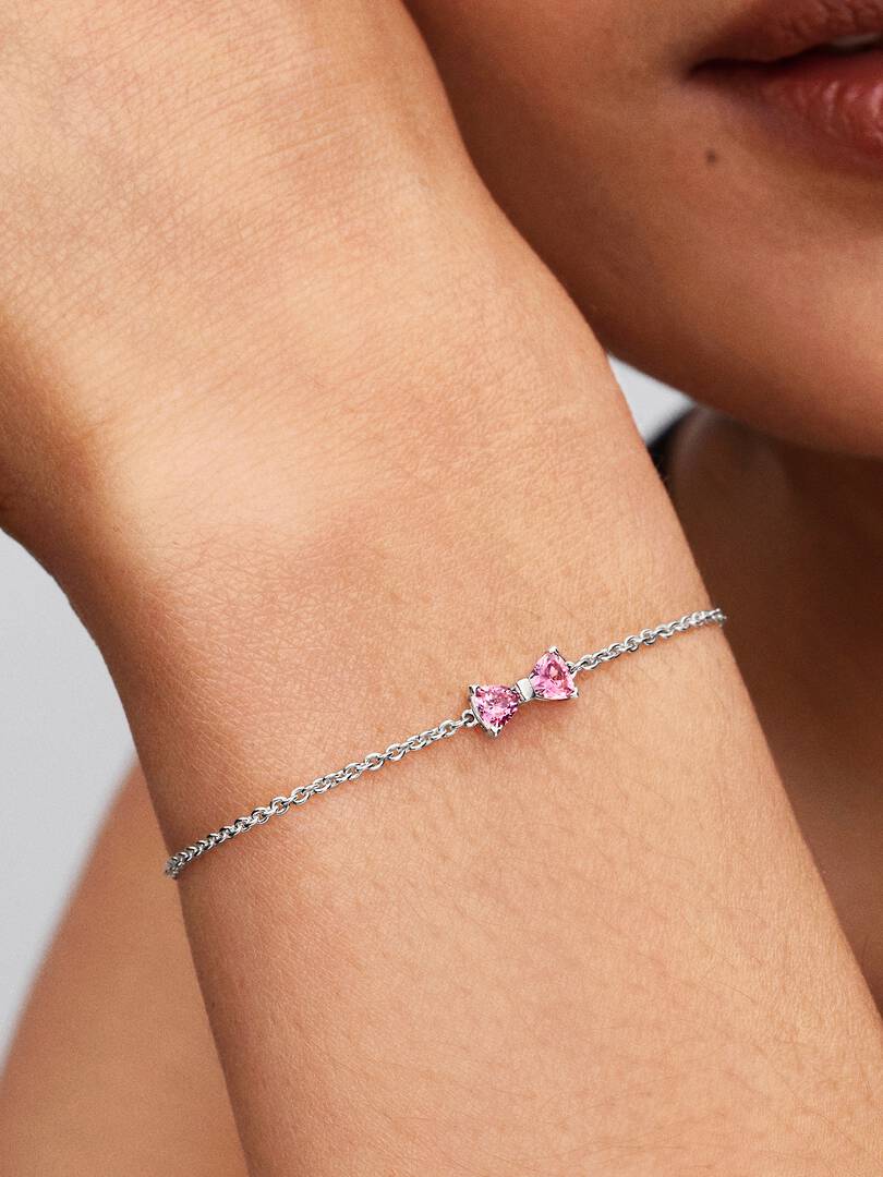 Bow Chain Bracelet Sterling silver