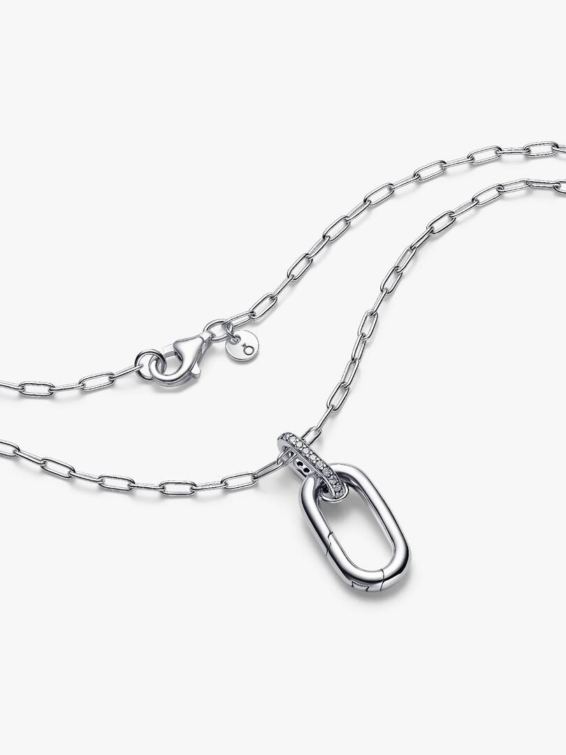 Openable Link Pendant Necklace Sterling silver