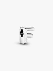 Letter F Alphabet Charm Sterling silver