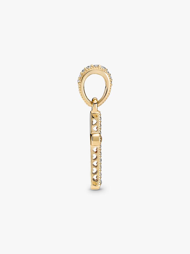 FINAL SALE - Sparkling Cross Pendant 14k gold