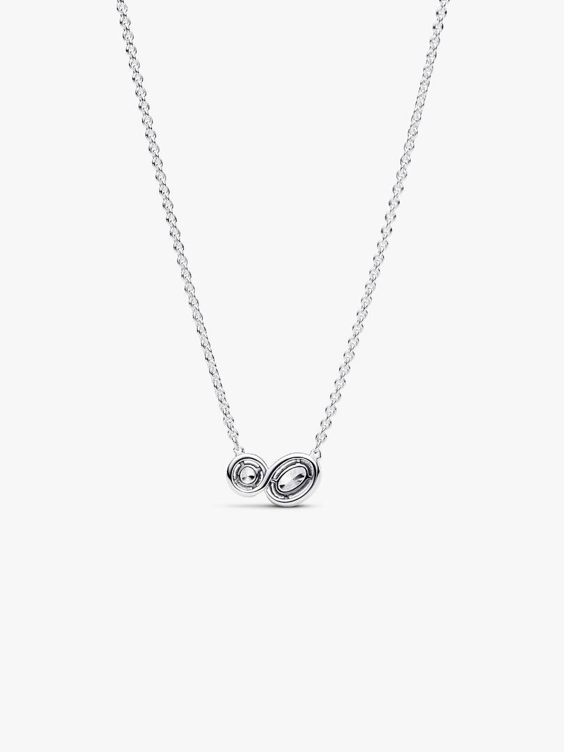 FINAL SALE - Embracing Halo Necklace Sterling silver