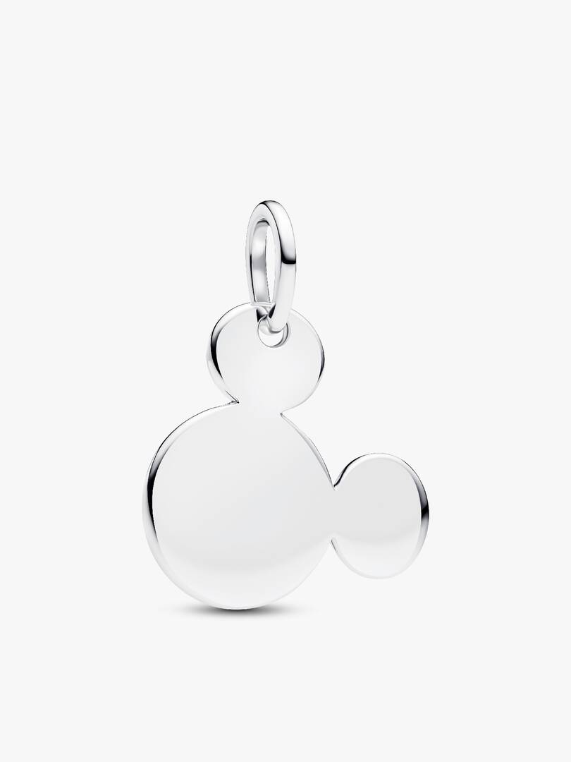 Engravable Mickey Mouse Necklace Set 2 Quantity